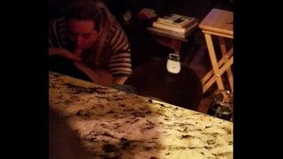 Big Tits BBW Blowjob ar Spermu Norīt Slēpto Kameru